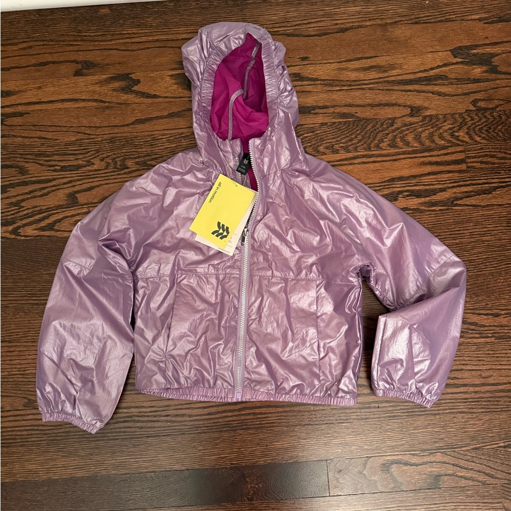 All in Motion Shiny Lavender Raincoat